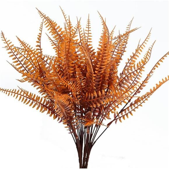 Fall Plants Artificial Ferns for Outdoors Fake Fern Plants Faux Boston - Picture 1 of 8